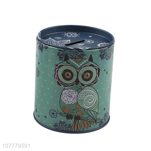 High Quality Owl Pattern Colorful Saving Pot Money Box