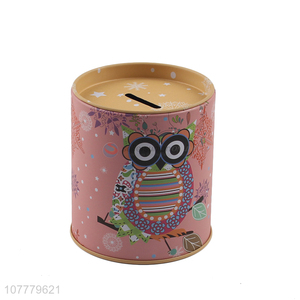 Top Quality Owl Pattern Colorful Saving Pot Money Box