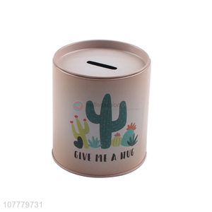 Best Selling Cactus Pattern Piggy Bank Cylinder <em>Money</em> <em>Box</em>