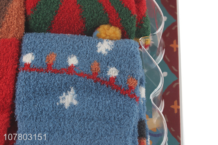 Fashion Design Colorful Christmas Socks Cute Socks