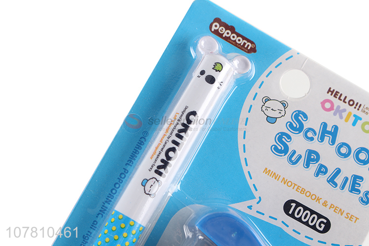 Most popular school supplies stationery set ball pen stapler set