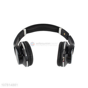 High quality black cool headphone retractable earphone
