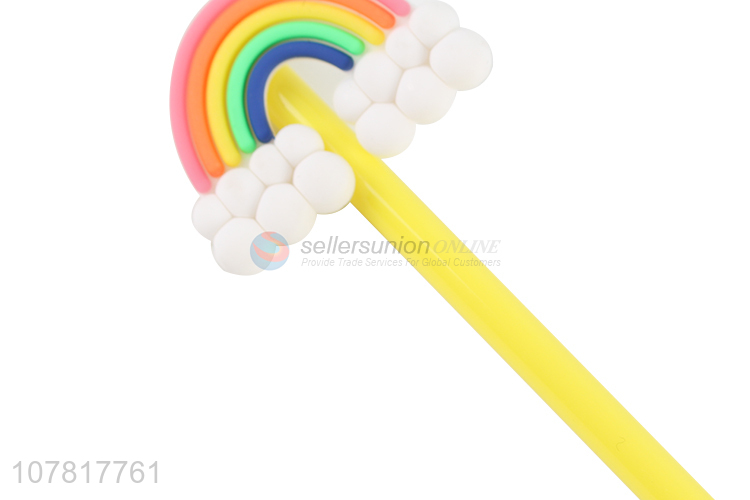 Best selling rainbow ballpoint pen with low price