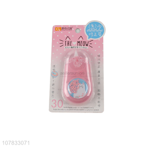 Wholesale pink cute correction tape student learning utensils