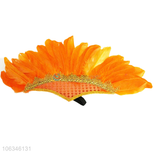 China wholesale party supplies feather headwear