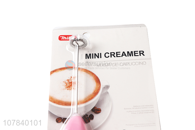 Latest Electric Handheld Milk Frother Coffee Blender Mixer