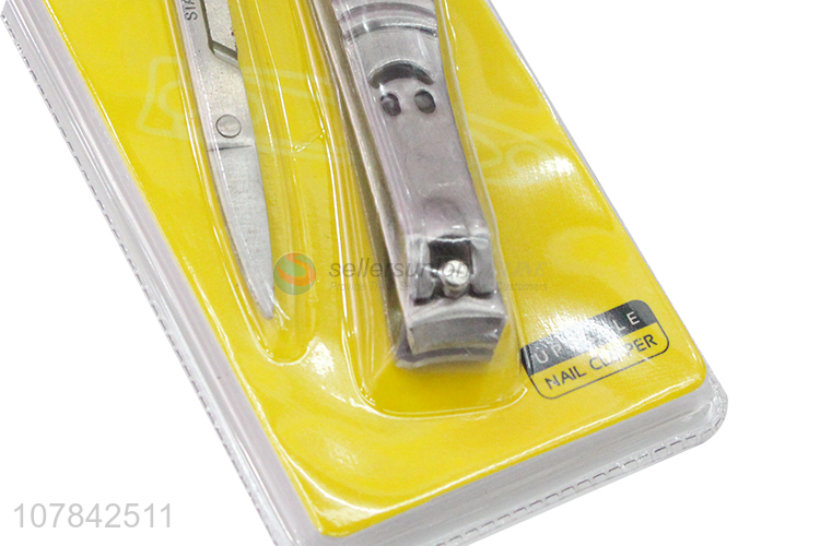 New product stainless steel nail cutter with nail scissors