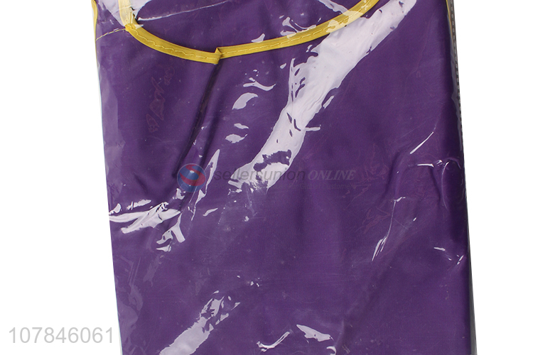 Yiwu direct sale purple apron household cleaning apron