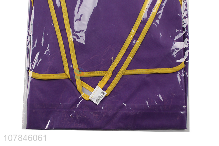 Yiwu direct sale purple apron household cleaning apron