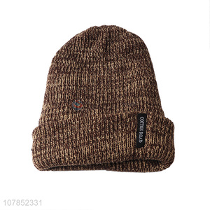 Most popular unisex winter thick beanie cap with fleece lining