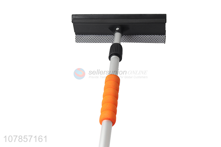 Excellent quality double-sided telescopic sponge window squeegee wiper