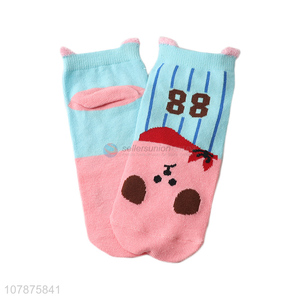 Cartoon Design Colorful Socks Kids Ankle Socks