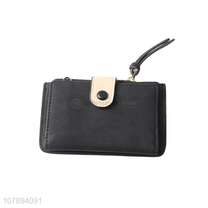 Hot selling black woman credit card holder bag purse wholesale