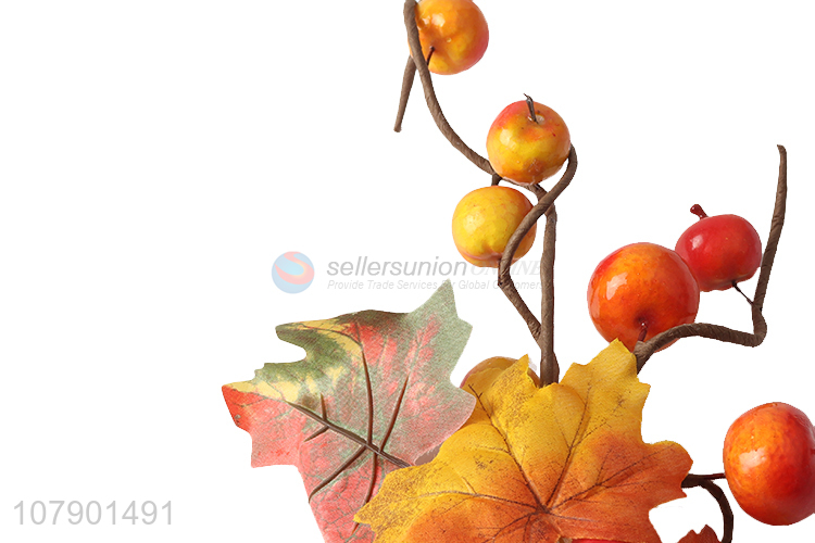 Hot sale autumn theme artificial berry flower branch wholesale