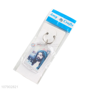 Custom Color Printing Acrylic <em>Tag</em> Keychain Popular <em>Key</em> Ring