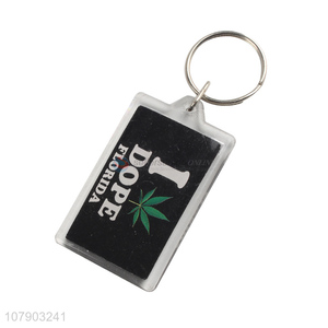 Custom Acrylic <em>Tag</em> Keychains Fashion <em>Key</em> Chain Cheap Souvenir