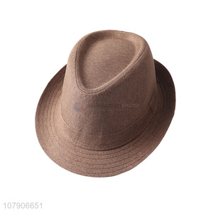 New product men fedora trilby hat gentleman top hat sun hat wholesale