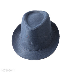 China supplier men fedora trilby hat gentleman hat winter sunhat