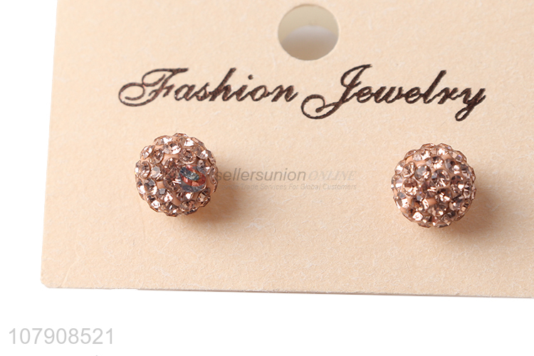 Fashion style delicate design women stud earrings jewelry for sale