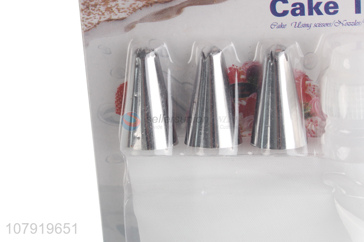 Cake Icing Nozzles With Pastry Bag Cake Decorating Tool Set