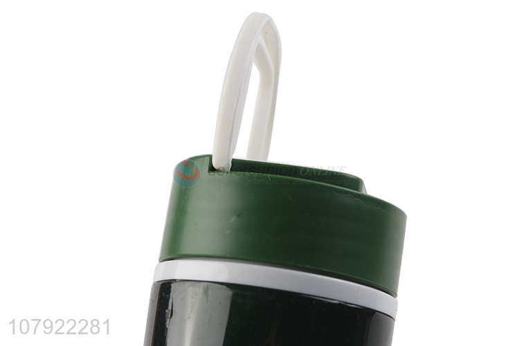 Custom dark green sports portable plastic water cup wholesale