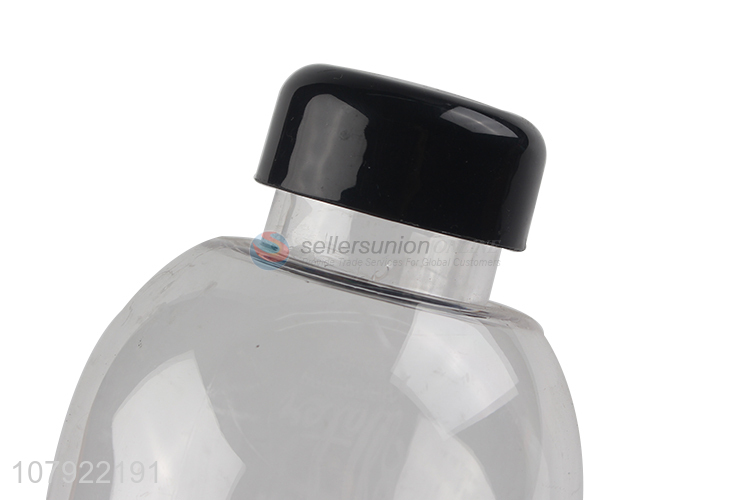 Factory customized grey plastic portable sports bottle