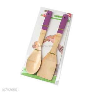 Popular product eco-friendly bamboo kitchen cookware set cooking utensils set