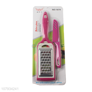 New Arrival Stainless Steel Grater With Knife Set For Kitchen