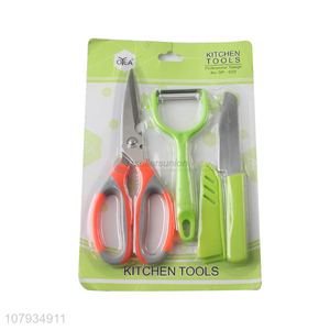 Wholesale Kitchen Scissors Vegetable Peeler Kitchen Knife Set