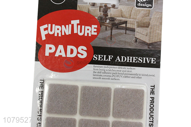 Self-Adhesive Furniture Protective Felt Pad For Table Chair Leg