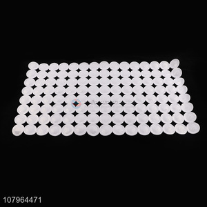 Hot selling bathroom products foot massage pvc bath mat with suction cups