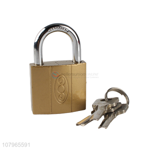 Factory wholesale iron imitation copper padlock household door lock