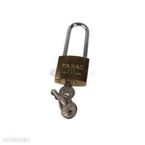 Factory wholesale long handle iron <em>padlock</em> drawer door lock