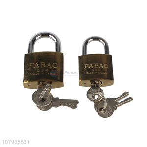 New product iron-gold <em>padlock</em> household universal lock