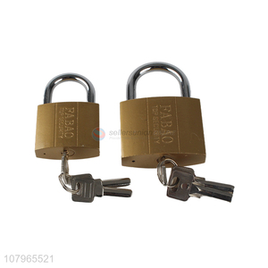 Yiwu wholesale iron imitation copper combination <em>padlock</em> set