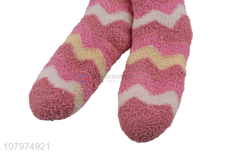 China factory women winter warm home socks cosy fuzzy floor socks