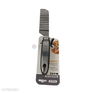 Factory price silver stainless steel spike multi-purpose wave knife