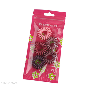 Low price multicolor fashion ladies phone cord hair ring wholesale