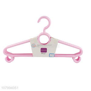 Recent design household clothes hangers plastic shirt hanger underwear hanger