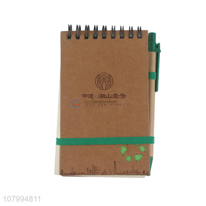Wholesale from china portable stationery note pad with ballpoint pen