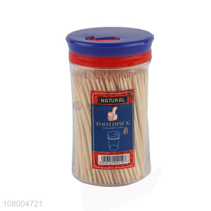 Low price wholesale household double-head toothpicks fruit <em>bamboo</em> <em>stick</em>