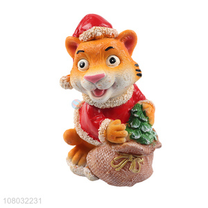 New arrival resin home decoration tiger shape money box