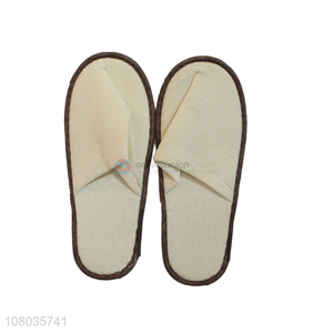 Good sale white simple slippers hotel disposable slippers