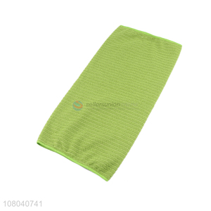 New product green polyester cleaning towel for household kitchen
