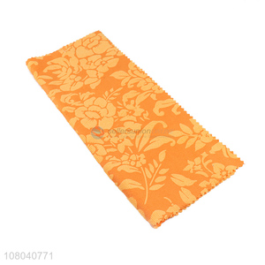 Factory wholesale yellow printed towels kitchen cleaning towels