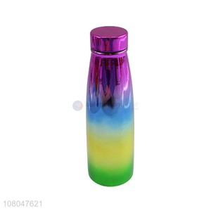 Delicate design portable travel stainless steel water bottle