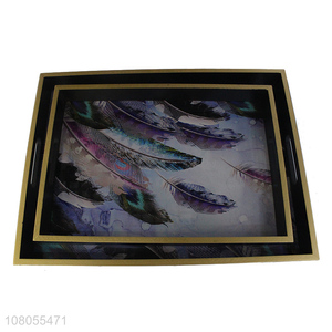 China sourcing decorative hotel coffee tea serving tray
