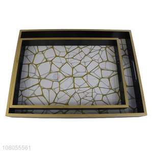 New arrival decorative hotel food serving storage tray