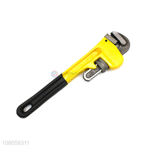 Good quality American type heavy duty adjustable pipe wrench spanner