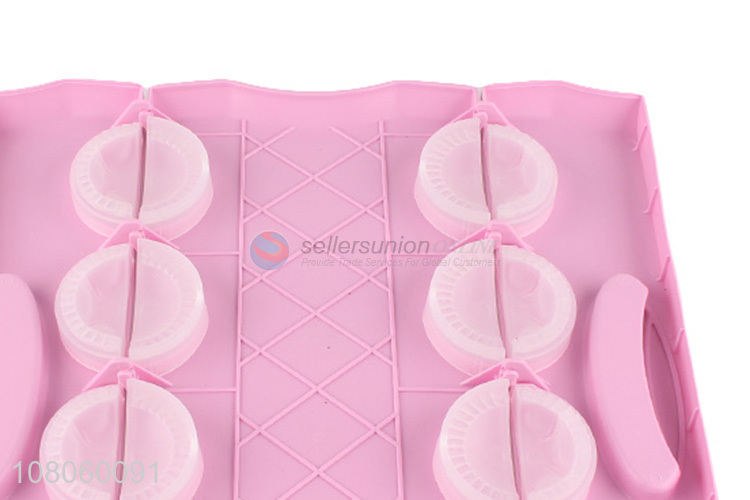 Factory wholesale pink dumpling mold household kitchen gadgets